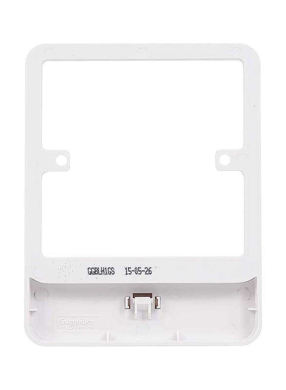 Schneider Electric Lisse Moulded Single Socket Surround with Key Hook, GGBLH1GS, White