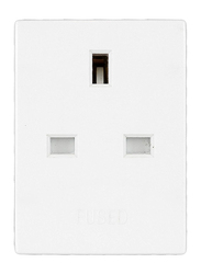 Schneider Electric Plug Fused 13A 3 Ways Adaptor, White