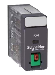 Schneider RXG21P7 2Co 5A Relay LTB-Led 230VAC Plug, Black
