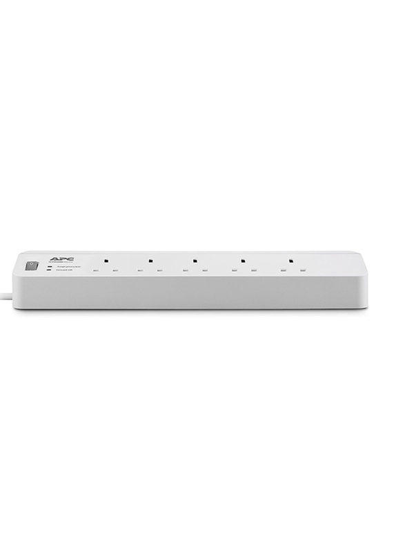 Schneider Electric 5-Outlet Apc Essential Surgearrest 230V UK Wall Charger, White