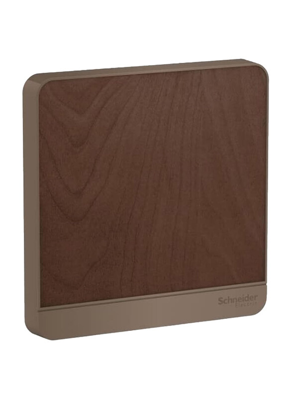

Schneider Electric Avatar On 1 Gang Blank Plate, E8330X_WD, Dark Wood