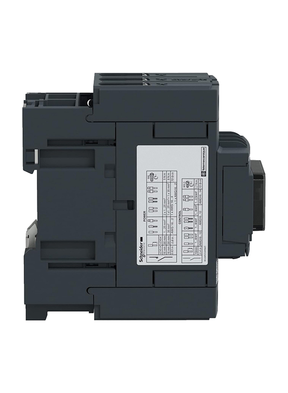 Schneider Electric LC1D65A 3 Poles, 65A, 240V AC 50/60 Hz TeSys Deca Contactor, Black