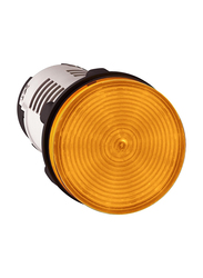 Schneider Electric Signaling Harmony XB7_ Monolithic Pilot light, XB7EV08MP, Orange