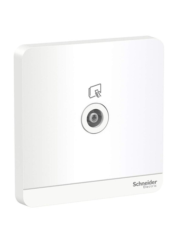 

Schneider Electric Avatar On 1 Gang TV Socket, E8331TV_WE, White