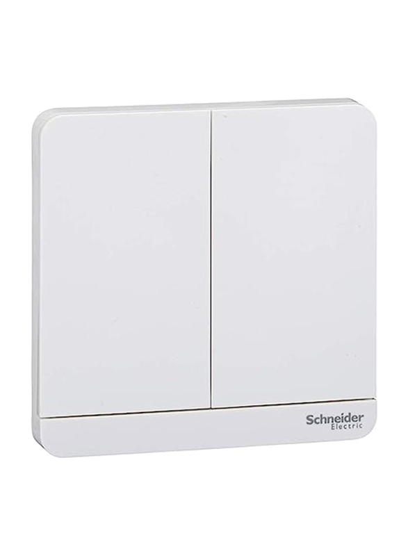 Schneider Electric Avatar On 2 Rocker Wall Cover Plate, E8332_WE, White