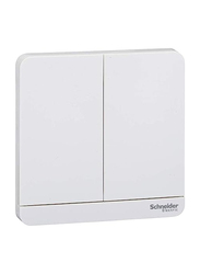 Schneider Electric Avatar On 2 Rocker Wall Cover Plate, E8332_WE, White