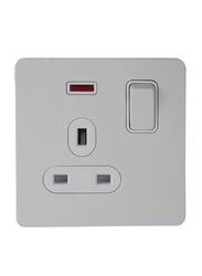 Schneider Electric 13A Dp Ultimate Switched Socket, White