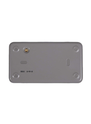 Schneider Electric GBG02 Exclusive 3-4 Gang Metal Clad Surface Grid Mounting Box, Grey