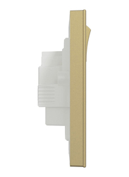 Schneider Electric Avataron C Switched Socket, 2 Gangs, 13A, 250 V, E87T25_WG, Wine Gold