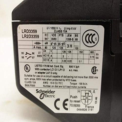 Schneider Electric LR2D33 48 to 65A Class 10 3P 690V Overload Relay