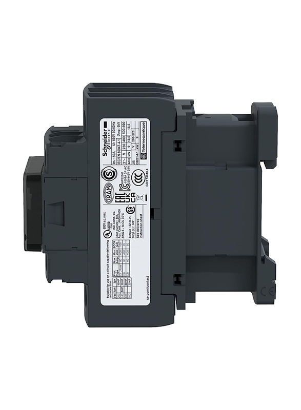 Schneider Electric LC1D TeSys 18.5KW 24V Deca Contactor, Black