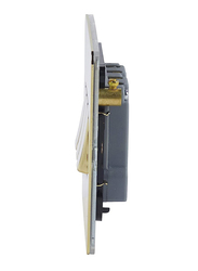 Schneider Electric 3 Gang 1 Pole 2 Way Ultimate Screwless Flat Plate Switch, Multicolour