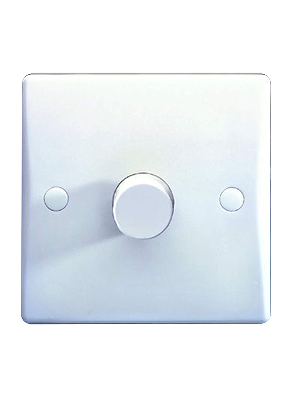 Schneider Electric 1 Gang 2-Way Ultimate Slimline Dimmer Switch, 230 V, GU6012C, White