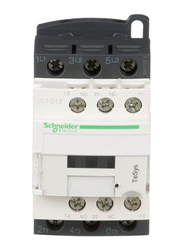 Schneider Electric 12A TeSys Deca Contactor with 24V AC Spring Coil & 3 Poles, Black