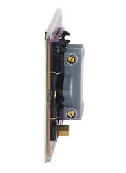 Schneider Electric GU1414-BPB 1 Gang Ultimate Screwless Flat Plate Intermediate Switch, Silver