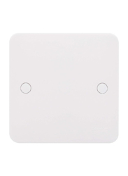 Schneider Electric Lise Moulded Single Blank Plate, White