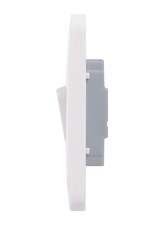 Schneider Electric Lisse Plate Switch, GGBL1042S, White