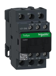 Schneider Electric LC1D32M7 32 A 3P AC3 TeSys AC Coil D Contactor, Black