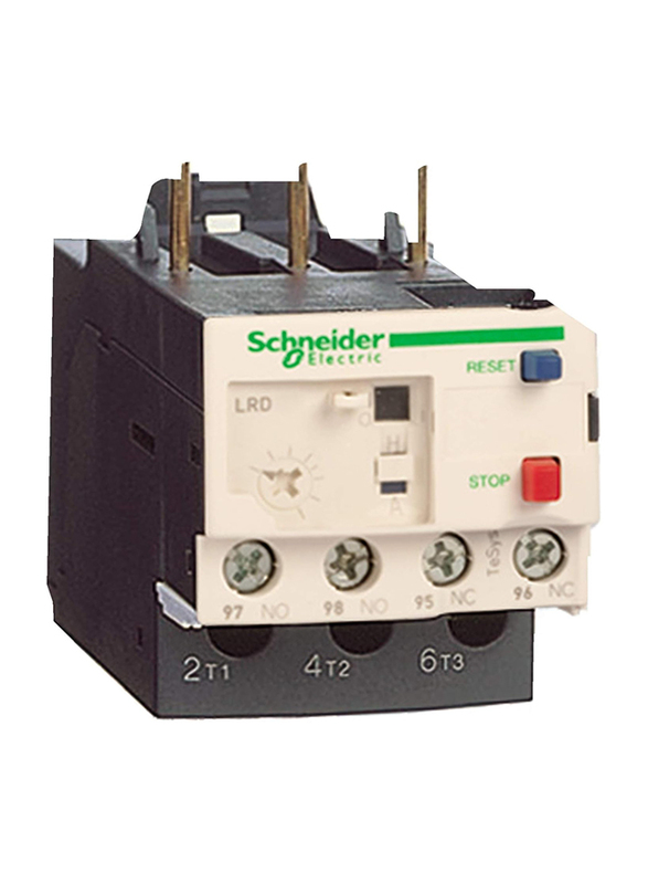 Schneider Electric LRD06 TeSys Series LRD 1 to 1.6 A Thermal Overload Relay, Black