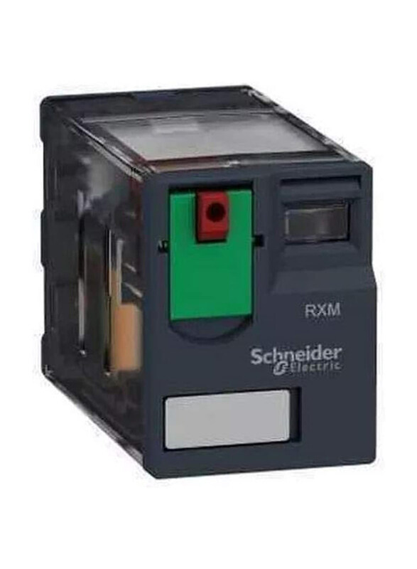 

Schneider Electric 3 CO AC Miniature Plug In Relay With Lockable Test Button, 10A, 24V, RXM3AB1B7, Black