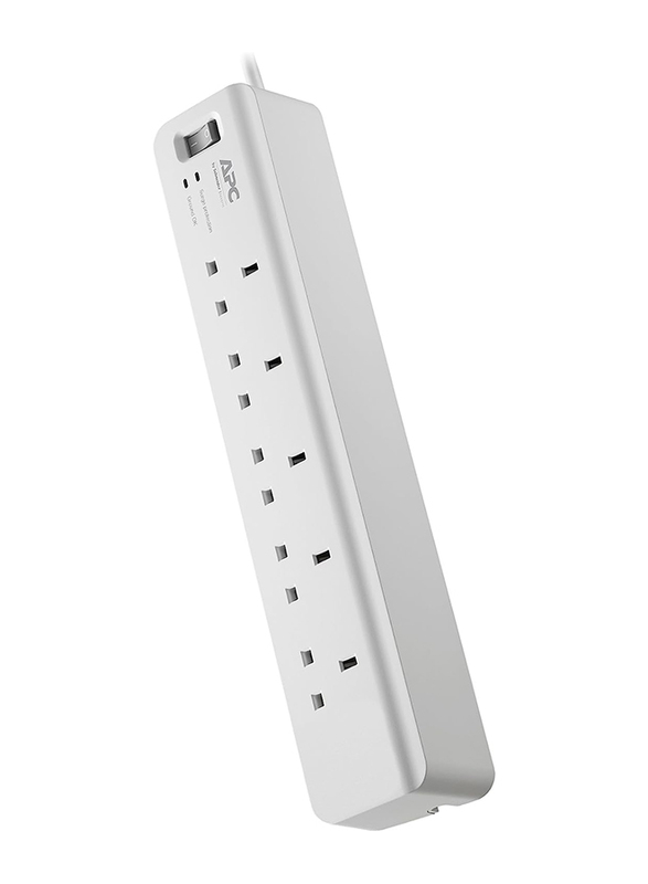 Schneider Electric 5-Outlet Apc Essential Surgearrest 230V UK Wall Charger, White