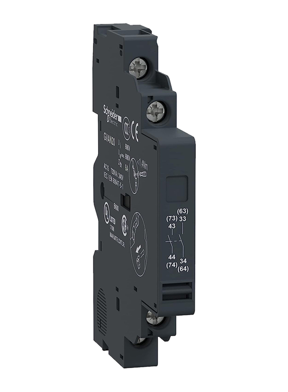 Schneider Electric GV2 GVAN20 Auxiliary Contact, Grey