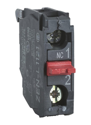 Schneider Electric ZENl1121 Contact Block for 22mm Diameter Signage Units, Black