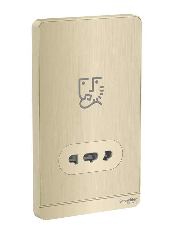 

Schneider Electric Avatar On Shaver Socket, E83T727V_GH, Gold