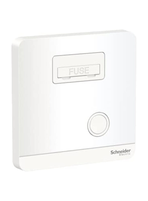 

Schneider Electric 13A 250V Avatar On 1 Gang Fuse Connection,, E8330FSG_WE, White