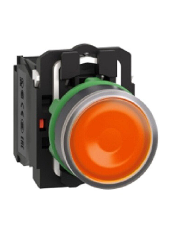 

Schneider Electric 22mm XB5B + Options LED Push Button, 24V, XB5AW35B5, Orange