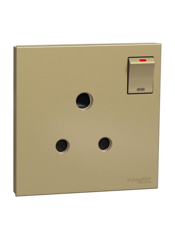 

Schneider Electric Avatar On C 1 Gang Socket, 15A, E8715_15_WG, Wine Gold