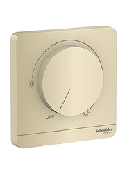 Schneider Electric 250V Avatar On Rotary Push 1 Gang Dimmer, Wine Gold