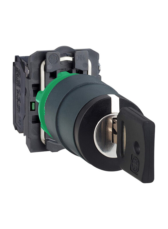 

Schneider Electric 2 Positions Non-Illuminated Selector Switch, Black