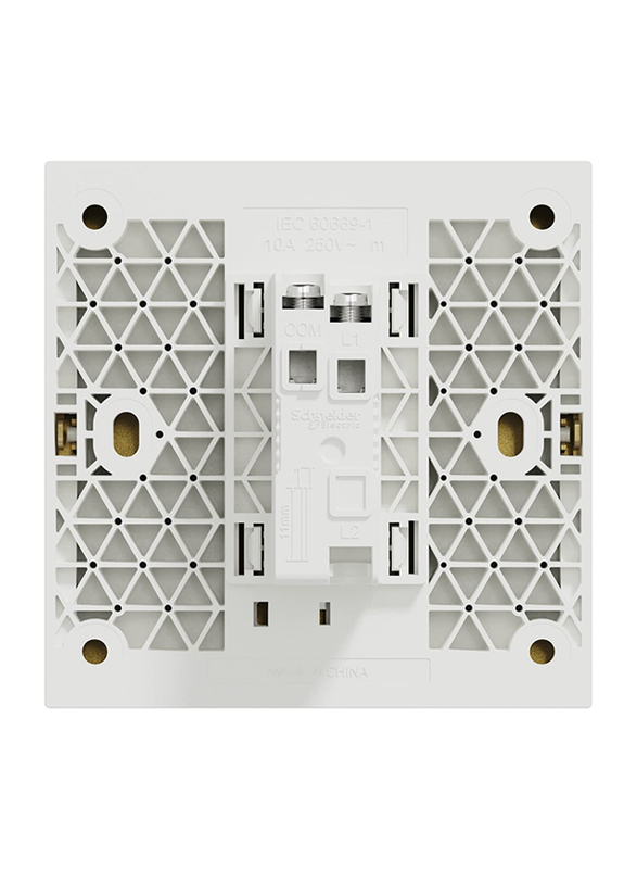 Schneider Electric Avatar on With Fluorecent Locator E8731BP WG 1 Gang 10A 250V C Bell Press Switch, Wine Gold