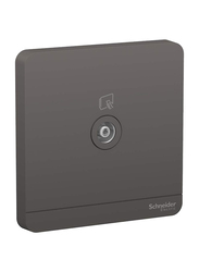 Schneider Electric 75 Ohm Avatar On TV Socket, Dark Grey