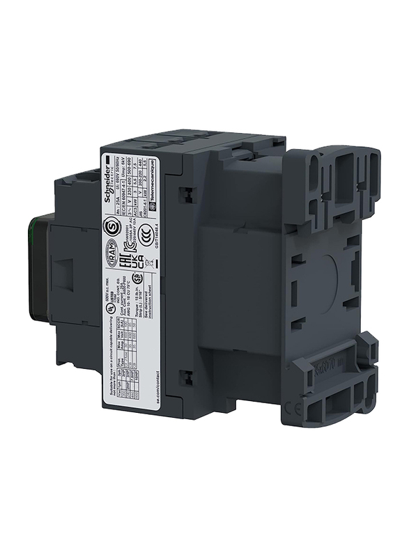 Schneider Electric LC1D12F7 Iec Contactor, Black