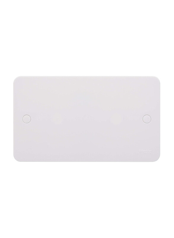 

Schneider Electric Lisse 2 Gang Blanking Plate, GGBL8020S, White