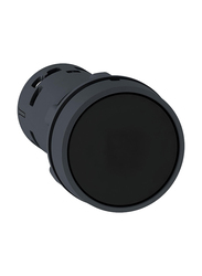 Schneider Electric Monolithic Push Button Plastic 22 Diameters Spring Return Unmarked, Black