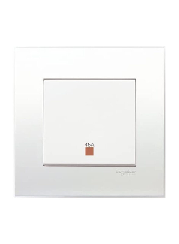 

Schneider Electric Vivace 1 Gang Double Pole Switch, KBT15D45N, White