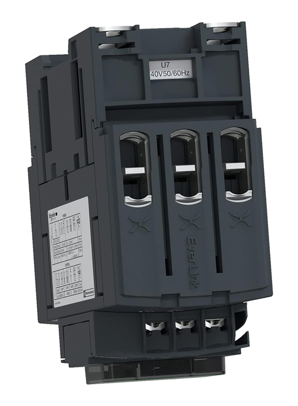 Schneider Electric LC1D40A 3 Poles, 40A, 240V AC TeSys Deca Contactor, Black