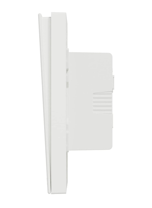 Schneider Electric Avataron C Switch with Fluorescent Locator, 3 Gang, 16Ax, 2 Way, 250 V, E8733L2F_WE, White