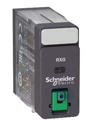Schneider RXG21BD 2Co 5A Relay LTB-Led 24 VDC Plug, Black