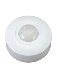 Scolmore Ovia Surface Mounted 360 Degree Compact PIR IP44 Sensor, OVPIR005WH, White