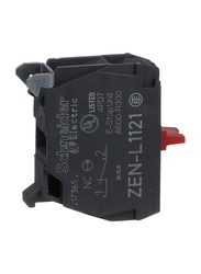 Schneider Electric ZENl1121 Contact Block for 22mm Diameter Signage Units, Black