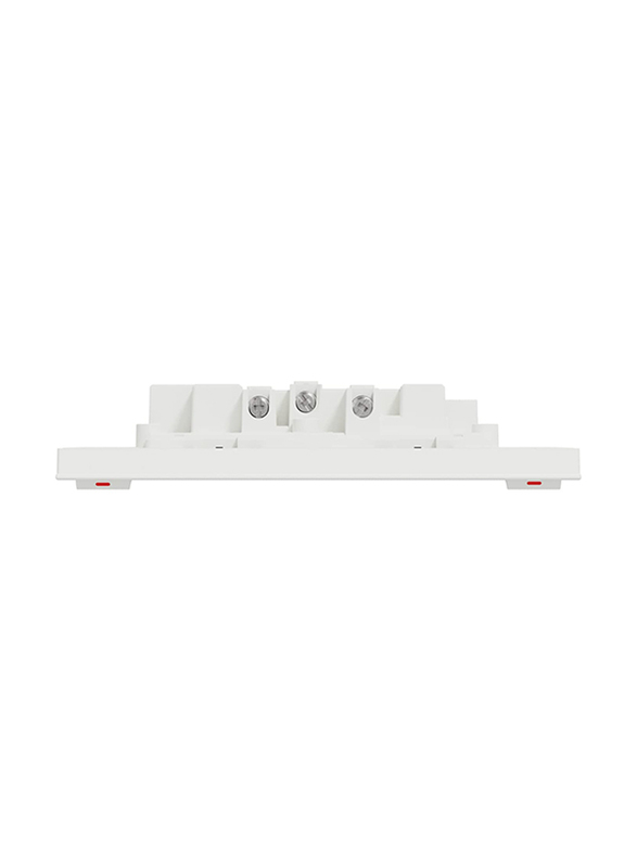 Schneider Electric Avataron C Switched Socket, 2 Gangs, 13A, 250 V, E87T25_WE, White