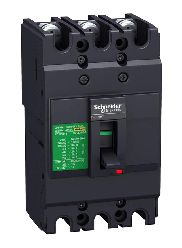 Schneider Electric EasyPact EZC100H Circuit Breaker, EZC100H3080, Grey