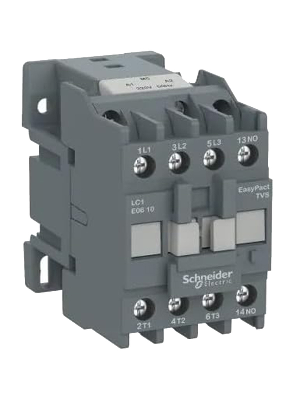 Schneider Electric LC1E0910M5 3P 1NA AC EasyPact TVS Contactor, Grey