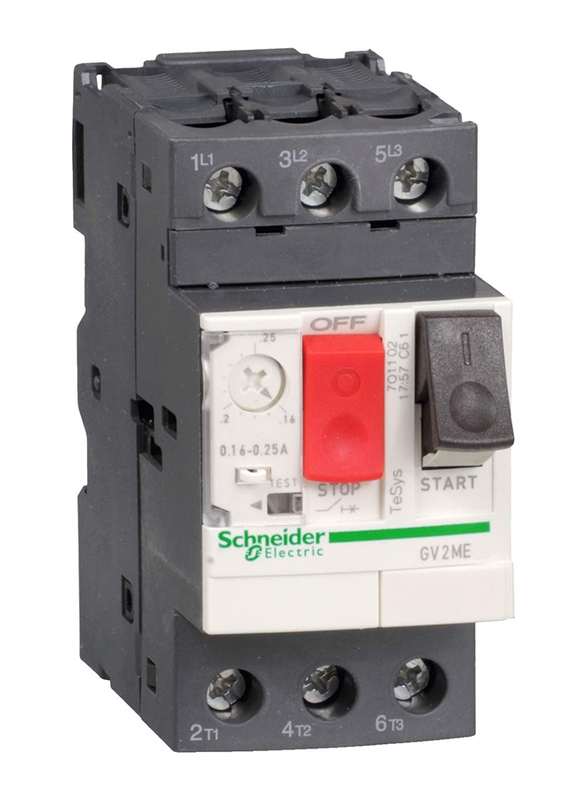 Schneider Electric GV Series Manual Motor Starter, GV2ME16, Grey