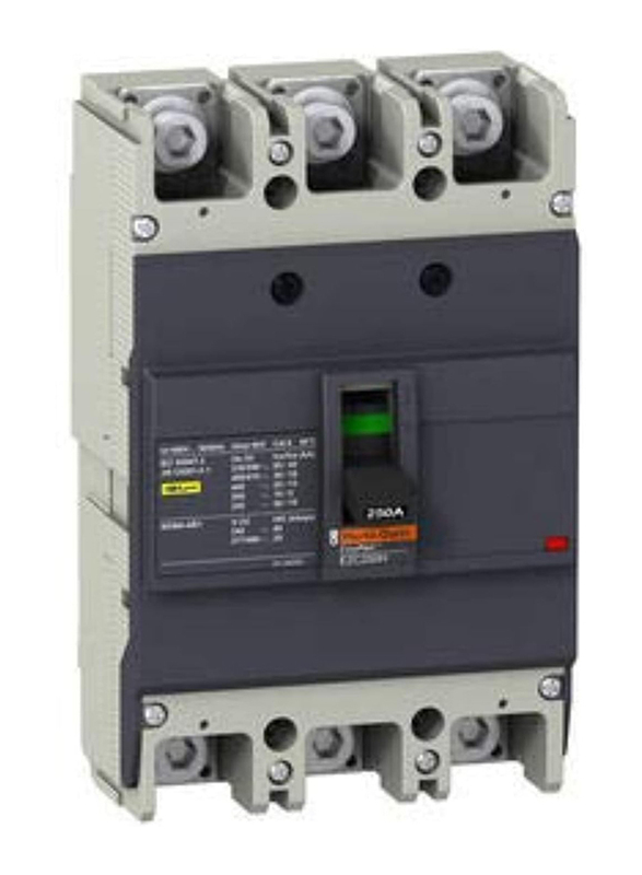 

Schneider Electric TMD 160A 3 Poles 3d Circuit Breaker EasyPact, 415V, EZC250H3160, Grey