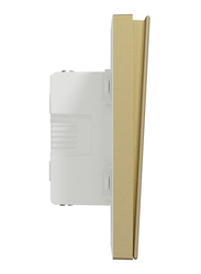 Schneider Electric Avataron C Intermediate Switch with Fluoresent Locator, 1 Gang, 16Ax, 250 V, E8731MF_WG, Wine Gold